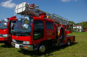 水槽付小型はしご車15メートル級 稚内地区消防事務組合消防署豊富支署（Wikipediaより）